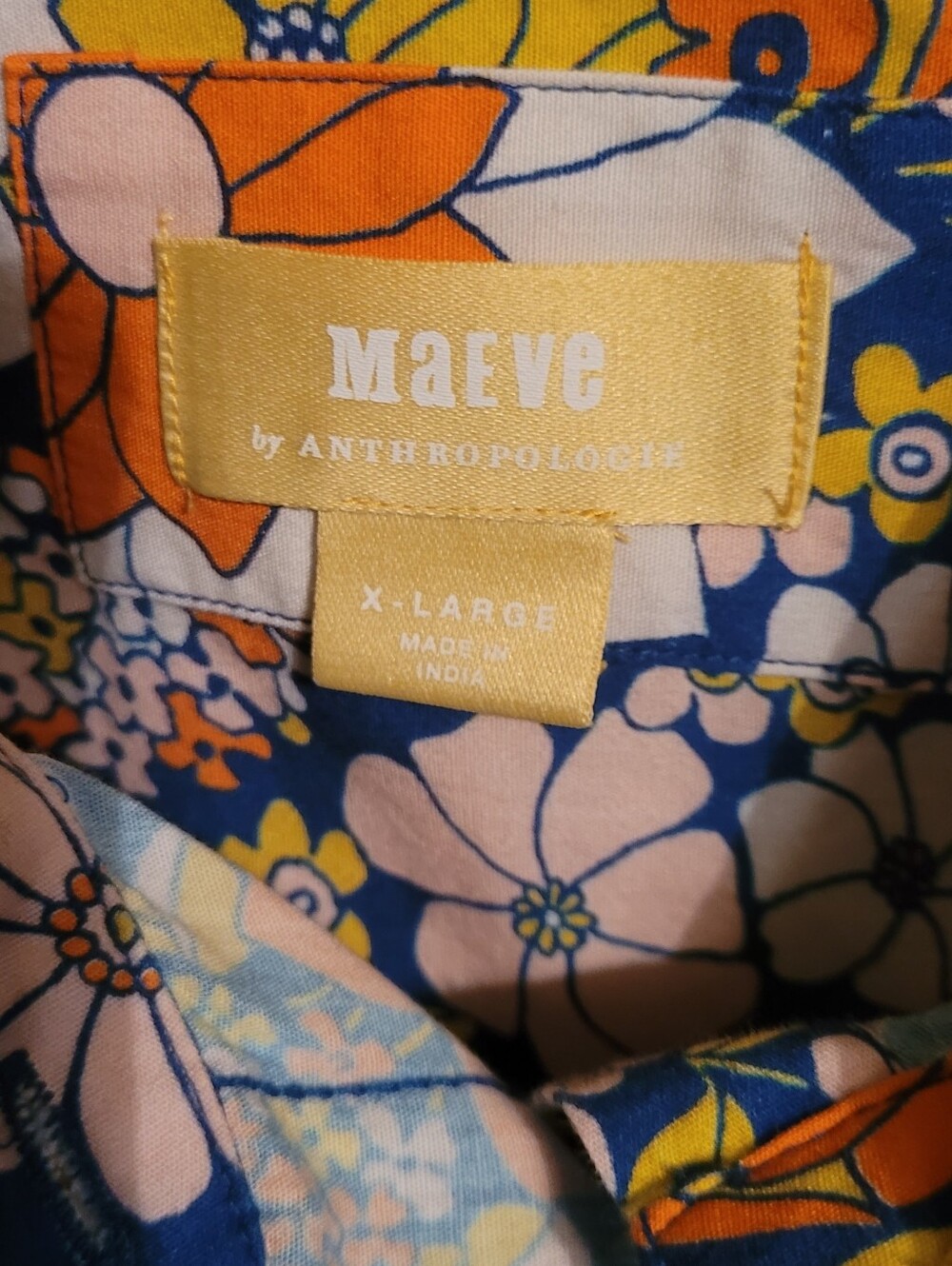 Maeve By Anthropologie Shirt XL - Picture 4 of 5